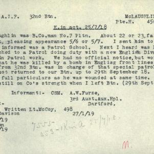 Soldier packet page