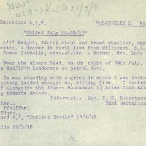 Soldier packet page