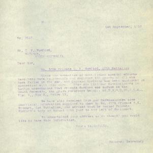 Soldier packet page