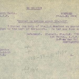 Soldier packet page