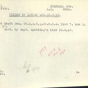 Soldier packet page