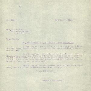 Soldier packet page