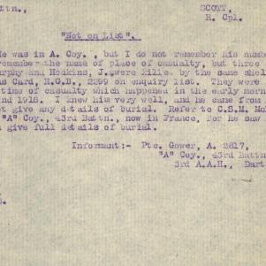 Soldier packet page