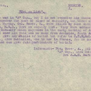 Soldier packet page