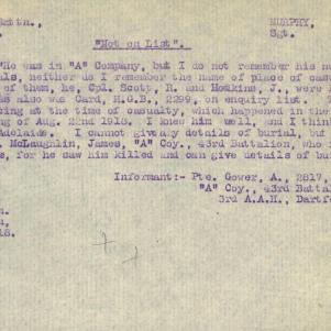 Soldier packet page