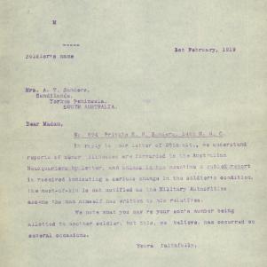 Soldier packet page