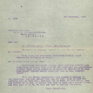 Soldier packet page