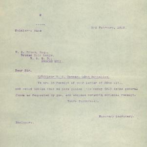 Soldier packet page