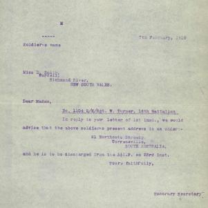 Soldier packet page