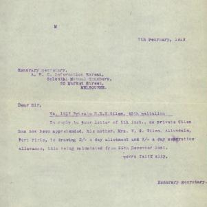 Soldier packet page