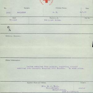 Soldier packet page