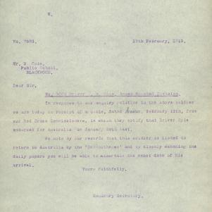 Soldier packet page