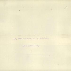 Soldier packet page
