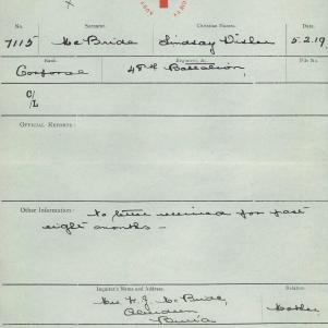 Soldier packet page