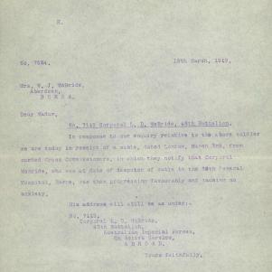 Soldier packet page