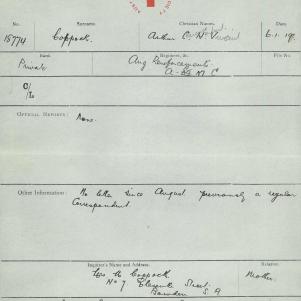 Soldier packet page