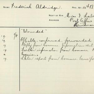 Soldier packet page