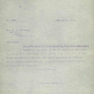 Soldier packet page