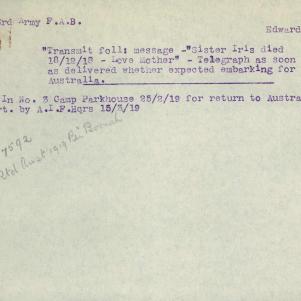 Soldier packet page