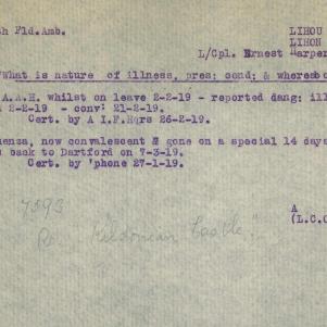 Soldier packet page