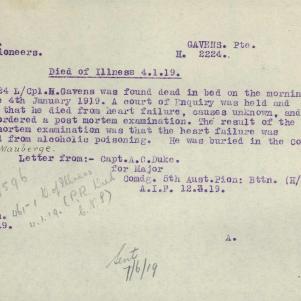 Soldier packet page