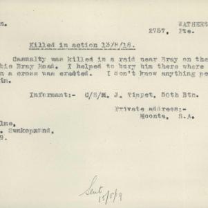 Soldier packet page