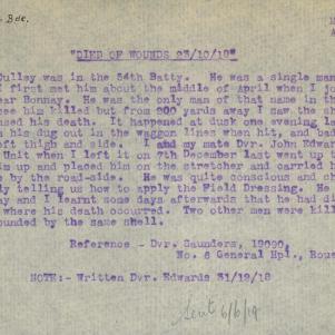 Soldier packet page