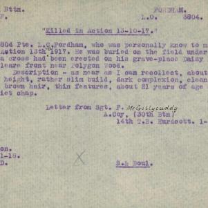 Soldier packet page