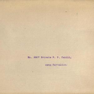 Soldier packet page