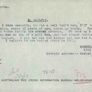 Soldier packet page