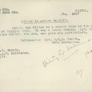 Soldier packet page