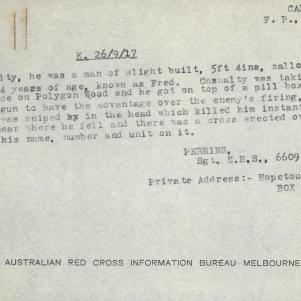 Soldier packet page