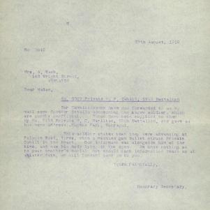 Soldier packet page