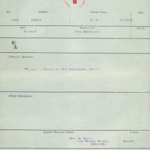 Soldier packet page
