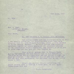 Soldier packet page