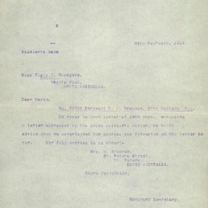 Soldier packet page