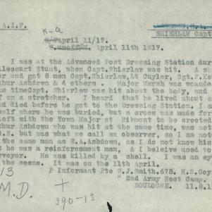 Soldier packet page
