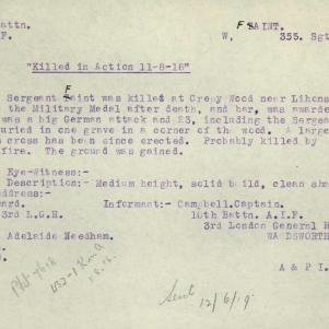 Soldier packet page