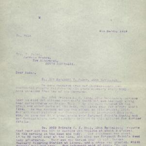Soldier packet page