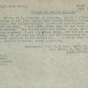 Soldier packet page
