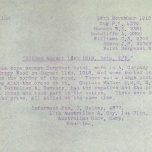 Soldier packet page