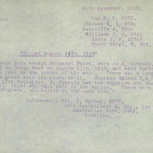 Soldier packet page