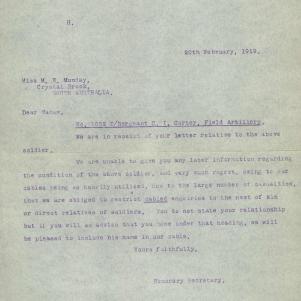 Soldier packet page