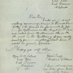 Soldier packet page
