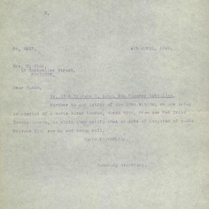 Soldier packet page