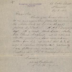 Soldier packet page