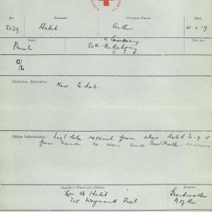 Soldier packet page