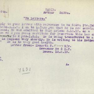 Soldier packet page