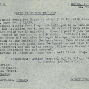 Soldier packet page
