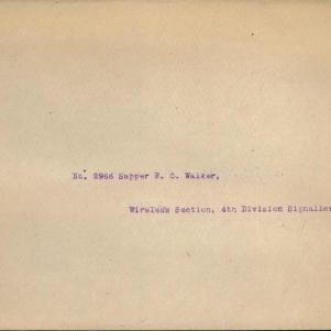 Soldier packet page